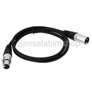 3-pin XLR Plug To Socket MIC Shielded Cable Microphone Audio Cord 1m
