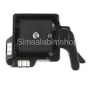 Camera Tripod Quick Release Plate Clamp Adapter w/ Double Insurance Button