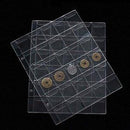 1Pc 30 Classic Coin Collection Storage Album Page Folder Clear Pockets Holder