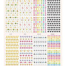 2 Sheets Colorful Animal Stickers Lovely Craft Scrapbook Card DIY Gift for KidsP