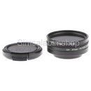 3in1 37mm Circle UV+CPL Filter with Snap-On Lens Cover For Xiaoyi Yi II 4K