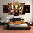 Decorative Canvas Prints Wall Hanging Artwork Painting Picture Elephant-S