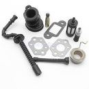 10pcs Carburetor Fuel Line Filter Gasket Intake Kit for STIHL MS230 MS250