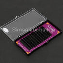 Fiber Black Eyelash Extension D Curl 0.15 Individual Semi Permanent 13mm