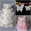 2Pcs/Set Butterfly Cake Fondant Sugarcraft Mould Cookie Plunger Cutter Mold Tool