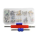 102pcs Car R12&R134 A/C System Air Conditioner Schrader Valve Core Tool Kit