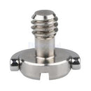 1/4" D-Ring Mounting Screw Stainless Steel for Camera Tripod QR Plate LS007