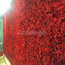 Artificial Flower Wall Panel Wedding Background Hanging Decor Props Red