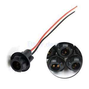 10pcs T10 W5W Car Socket Extension Wedge Base Light Connector Fittings