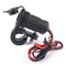 240W 12V 24V Motorcycle Handle Bar Cigarette Lighter Socket Waterproof Cover