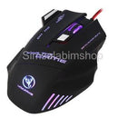 5500DPI USB Wired Gaming Mouse 7Buttons Opitical Ergonomics Laptop PC Mice