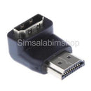 90 Degree+ 270 Degree Right Angle HDMI Male to Female HD Adapter for HDTV