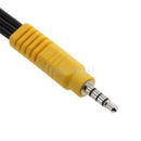 3.5mm Plug Auxiliary AUX To 3 RCA AV Audio Video TV Cable Cord Wire Adapter