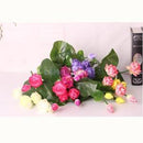 Artificial Flowers Silk Flower Foral Decor Flower Table Arrangement Yellow