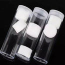 1x 30mm Applied Clear Round Cases Coin Storage Protective Tube Holder Plastic ry