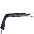 Black PVC Rock Climbing Mountaineering Exploring Rope Protector Sleeve Cover