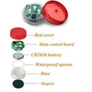 2x Universal Car Door LED Opened Warning Flash Light Kit Wireless Anti-collid