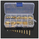 270Pcs M2 3-25mm Male to Female Brass PCB Standoff Screw Nut Assortment Kit Set