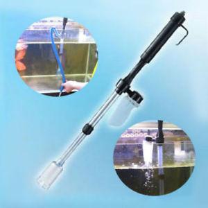 Fish Tank Clean Aquarium Gravel Battery Vacuum Siphon Cleaner Pump Water Filter