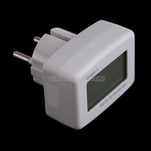 Blue LCD Volt Meter AC 80-300V For 110V 120V 220V 230V 240V EU Style Plug hv2n