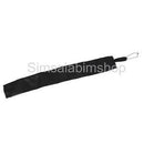 Black PVC Rock Climbing Mountaineering Exploring Rope Protector Sleeve Cover