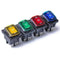 4pcs 6 Pin Rocker Push Button Switch Circuit Breaker Universal