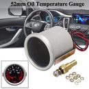 Car Auto 2" 52mm Universal Digital LED Pointer Oil Temp Temperature Gauge Meter