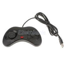 6Button USB Game Pad Controller Joypad Joystick for SEGA Genesis MD2 SR BLK