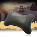 1pc Car Seat Headrest Pad Memory Foam Leather Head Neck Rest Cushion Pillow