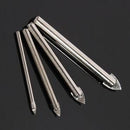 4pcs Porcelain Spear Head Ceramic Tile Glass Marble Drill Bits Set 4/6/8/10mm