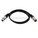 3-pin XLR Plug To Socket MIC Shielded Cable Microphone Audio Cord 1m