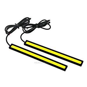 2pcs 17cm 12V White LED COB Car Auto DRL Driving Daytime Running Lamp Fog Light