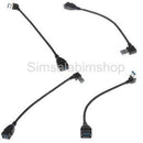Up 90+Down 90Angle USB 3.0 Male to Female Data Sync Extension Cable