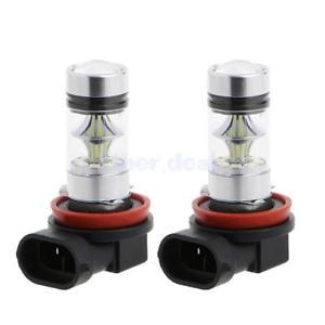 2pcs Blue H11 H8 100W Auto Car Head Light Lamp LED Bulbs Quick Response