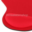 Soft Comfort Mousepad Mat W/ Gel Wrist Rest Support For Computer Laptop Red