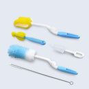 5Pcs Baby Feeding Bottle Brush Sponge Cleaner Straw Nipple Cleaning Washing Tool
