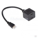 2Pack Fast Speed HDMI Male to 2X HDMI Female Y Splitter Switch Adapter Cable