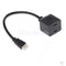 2Pack Fast Speed HDMI Male to 2X HDMI Female Y Splitter Switch Adapter Cable