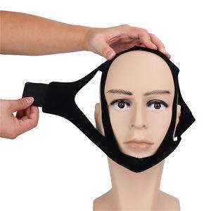 Anti Snore Stop Snoring Sleep Apnea Strap Belt Jaw Solution Chin Support Aid SP