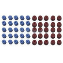 50x AC Charging Port Service Caps R134a 16mm & 13mm High Low A/C Caps