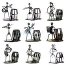 Creative Accordion Artist Pen Holder Desktop Decor Home Craft Case Container