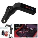 Bluetooth Car Kit Handsfree FM Transmitter Radio MP3 Player USB Charger & AUX