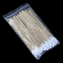 100Pcs Medical Swabs 6'' Long Wood Handle Sturdy Cotton Applicator Swab Q-tip