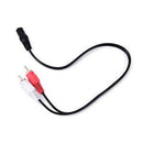 3.5mm 1/8" Stereo Female to 2 Male RCA Jack Adapter AUX Audio Y Cable Splitter