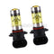 Pair H10 9145 100W LED Fog DRL Driving Lights Car Head Light Bulbs Yellow