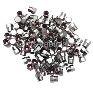 100pcs Tire Stem Valve Cap Set Universal For Cars Motorcycles Bikes