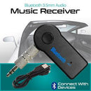 Wireless Bluetooth Audio Receiver 3.5mm AUX Adapter Car Music Stereo Hands-Free