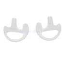 6 Pairs Replacement Medium Silicone Earbud for Two-Way Radio Audio Earphone