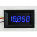 DC 3.5-30V Mini 5 Digit Digital Blue LED Voltmeter Volt Meter Panel Car