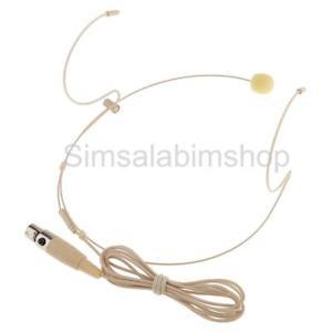 Professional Ear Hook Wired Headworn Condenser Microphone 3Pin Skin Color